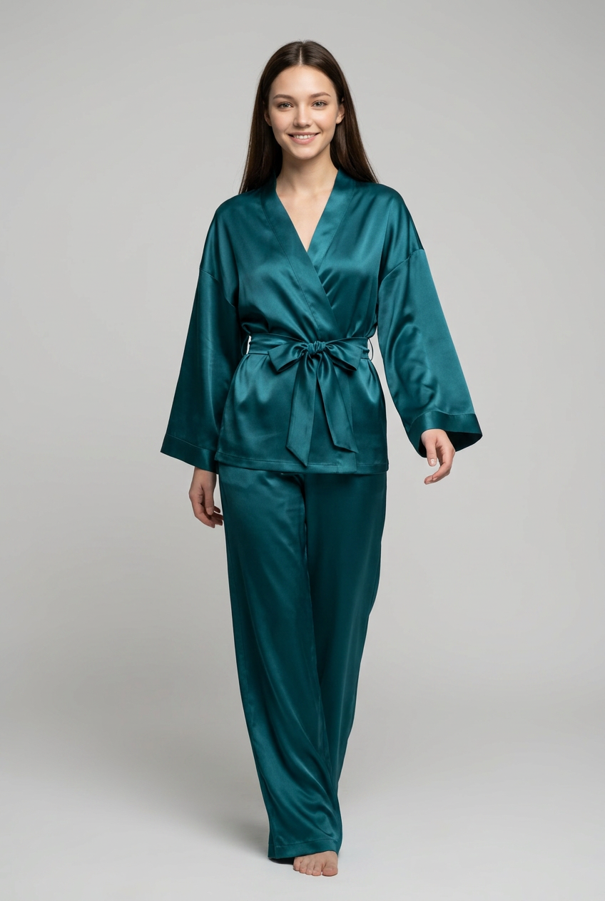 Kaia Silk Kimono Set
