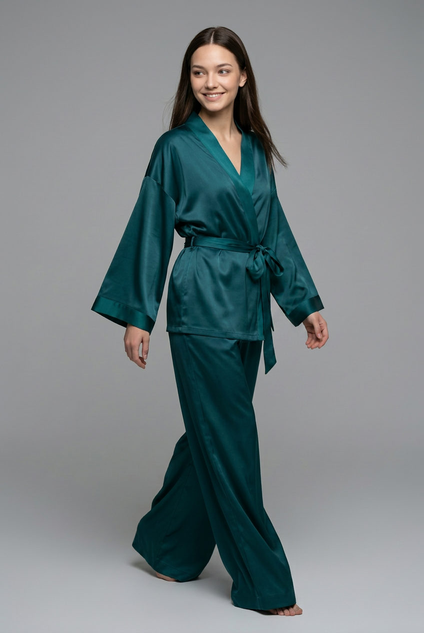 Kaia Silk Kimono Set