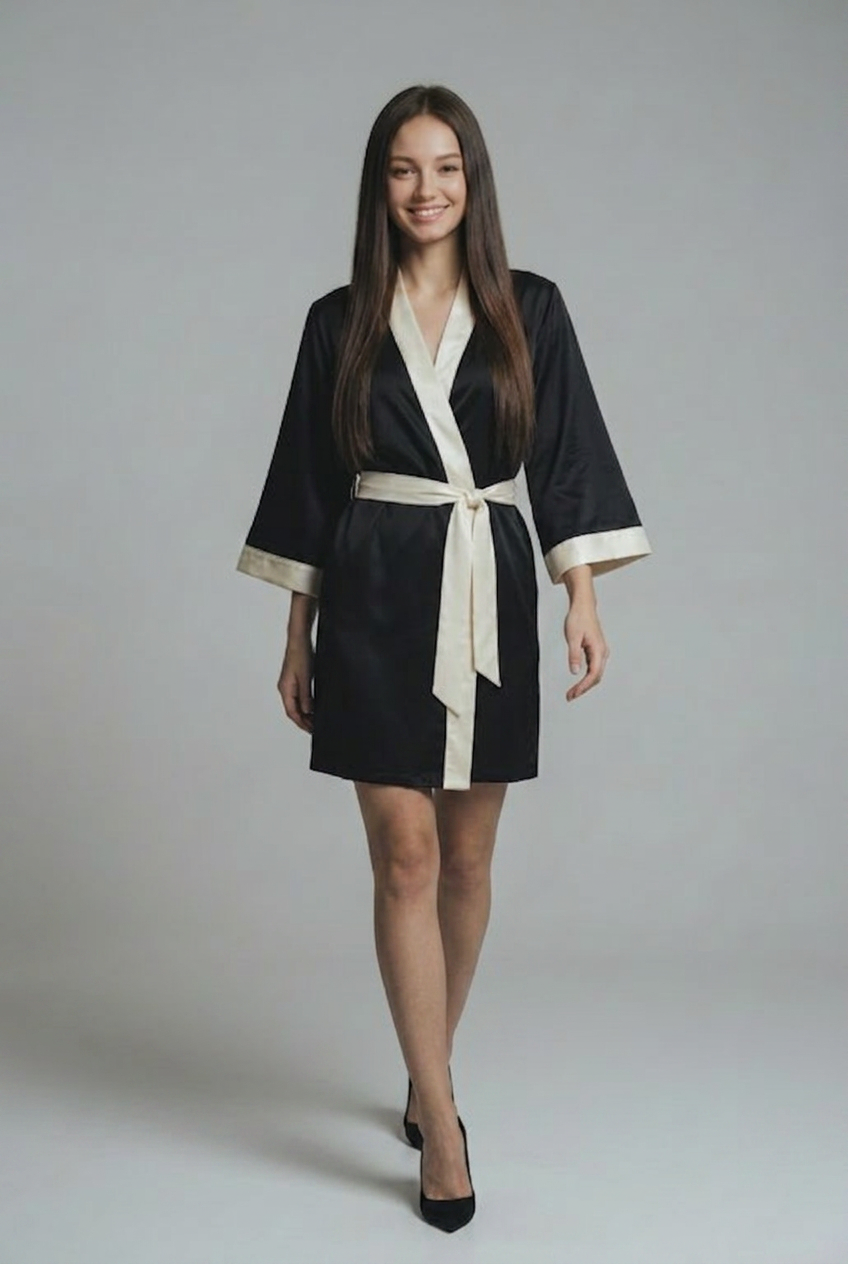 Mona Silk Robe