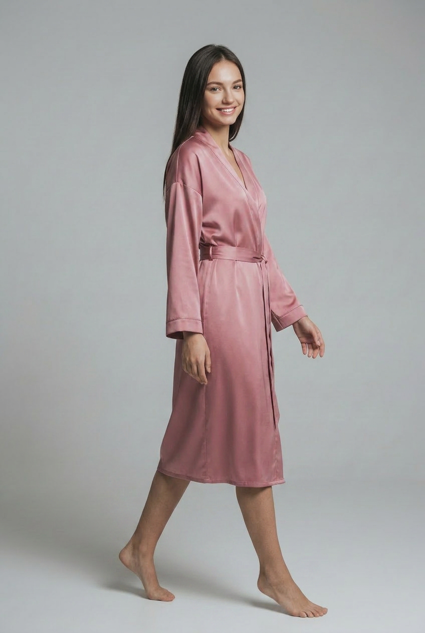 Aura Silk Robe